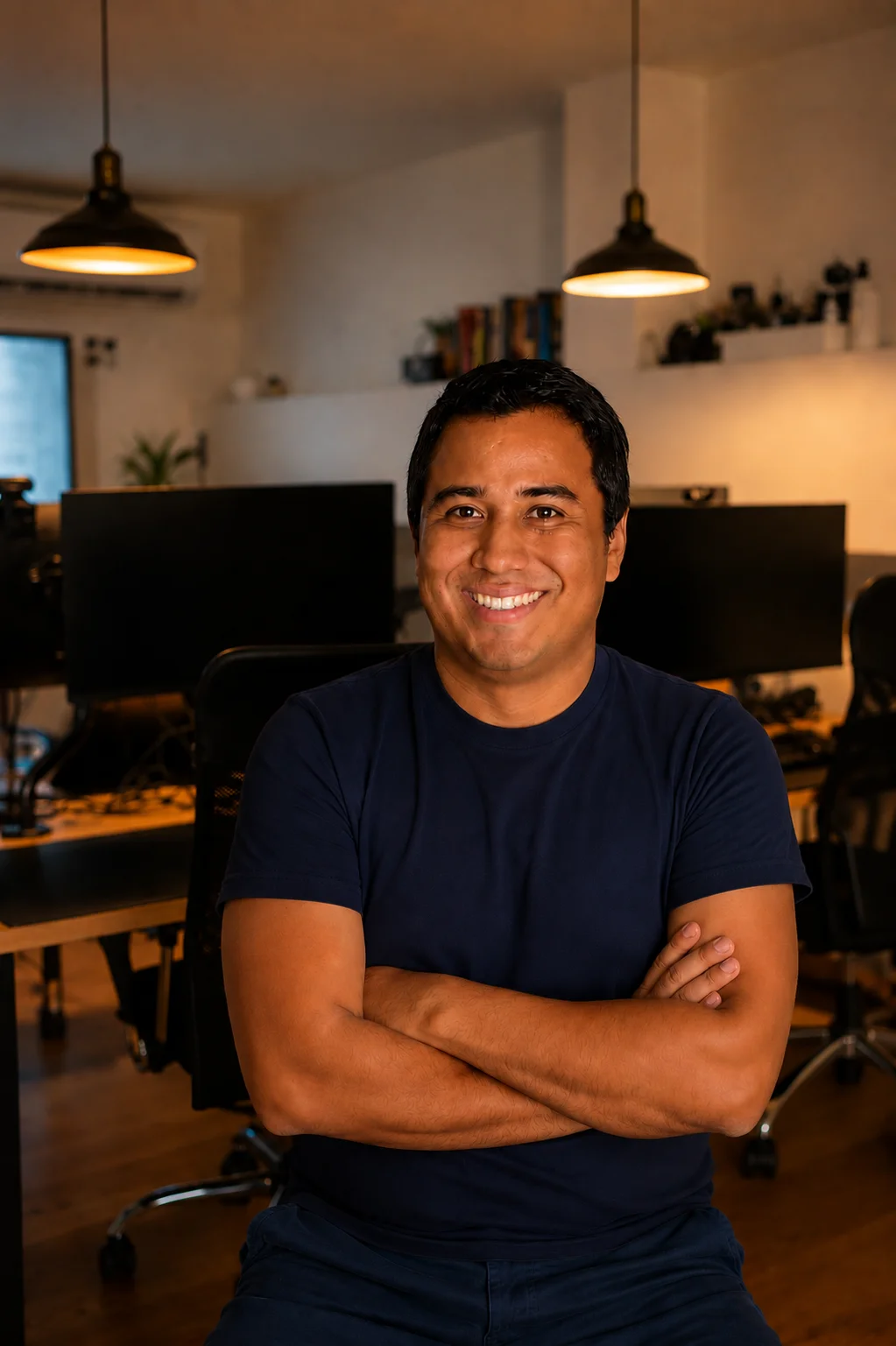 Retrato de Charly Palencia, cofundador y CTO de Avanxo