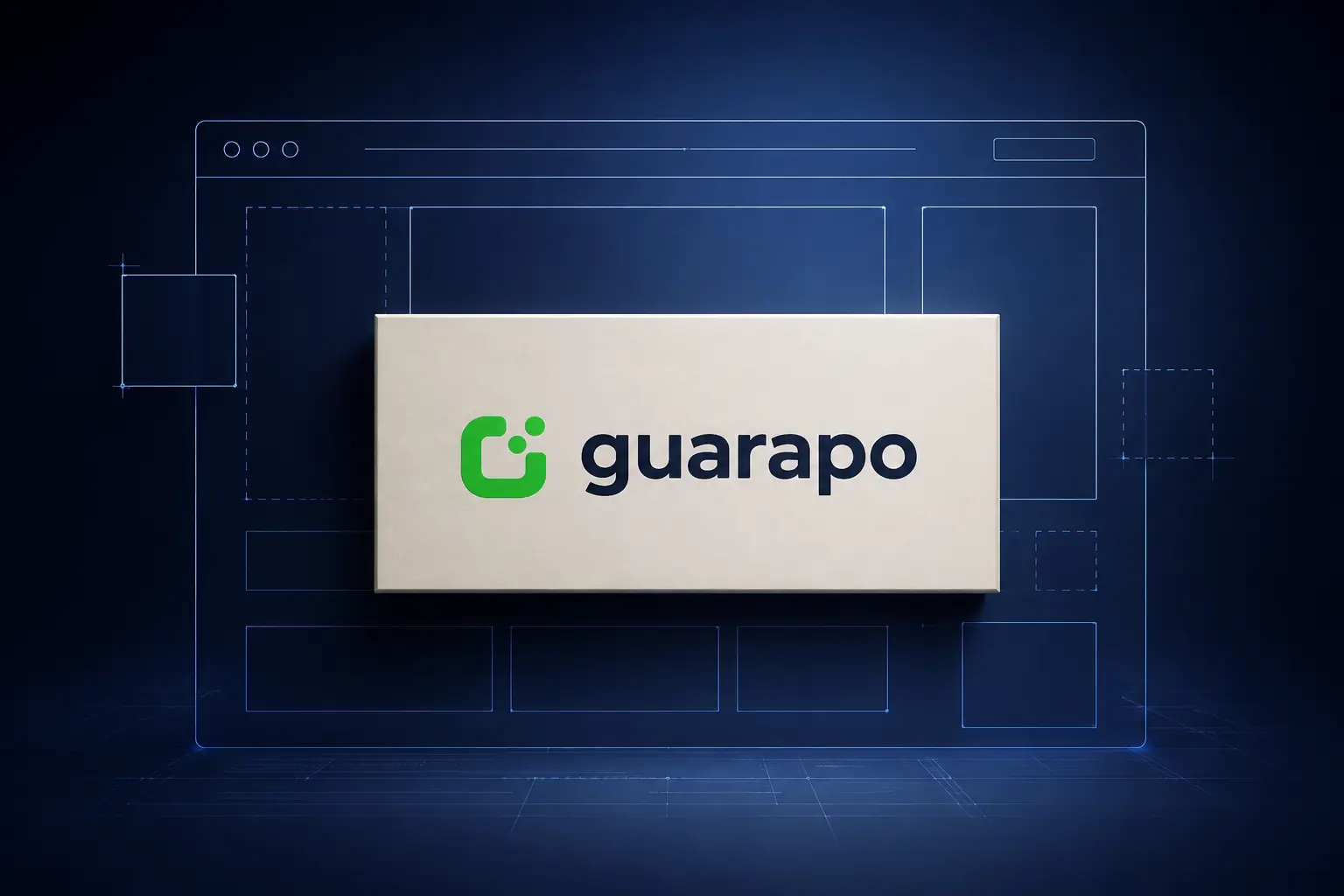 Ilustración conceptual de la renovación web de Guarapo Labs.